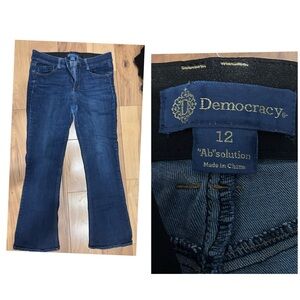 Democracy Women's Dark Blue Boot Cut Jeans
